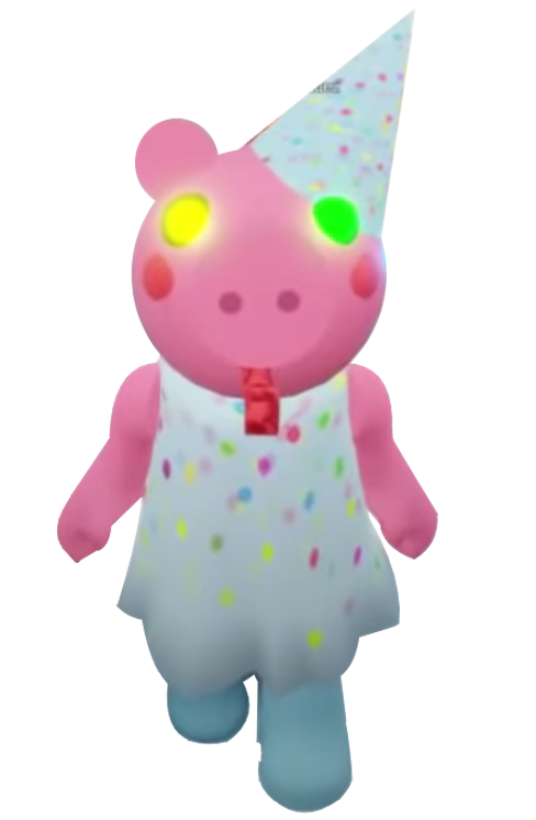 To Celebrate 1 Full Year on Reddit, I've made Party Piggy (from Accurate  Piggy Roleplay) and Golden Piggy as Robloxians. : r/piggy