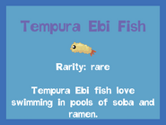 the Tempura Ebi Fish