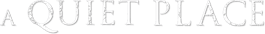 A Quiet Place logo