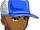 Blue Server Cap