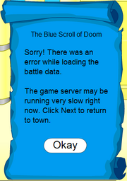 The Blue Scroll of Doom