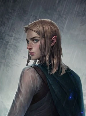 A half-elf woman - by ©Charlie Bowater