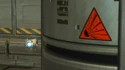 PAL-9001 next to an explosives sign