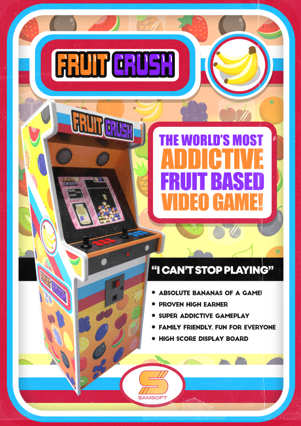 Crazy Fruits - Jumping Bean (Arcade Game) - EU