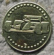 A Track 21 game token