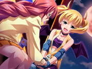 Yoriko in Lilica's ending CG in Arcana Heart 2