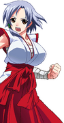 Tsuzune's cut-in portrait in Arcana Heart 2