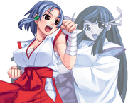 Tsuzune's cut-in portrait in Arcana Heart