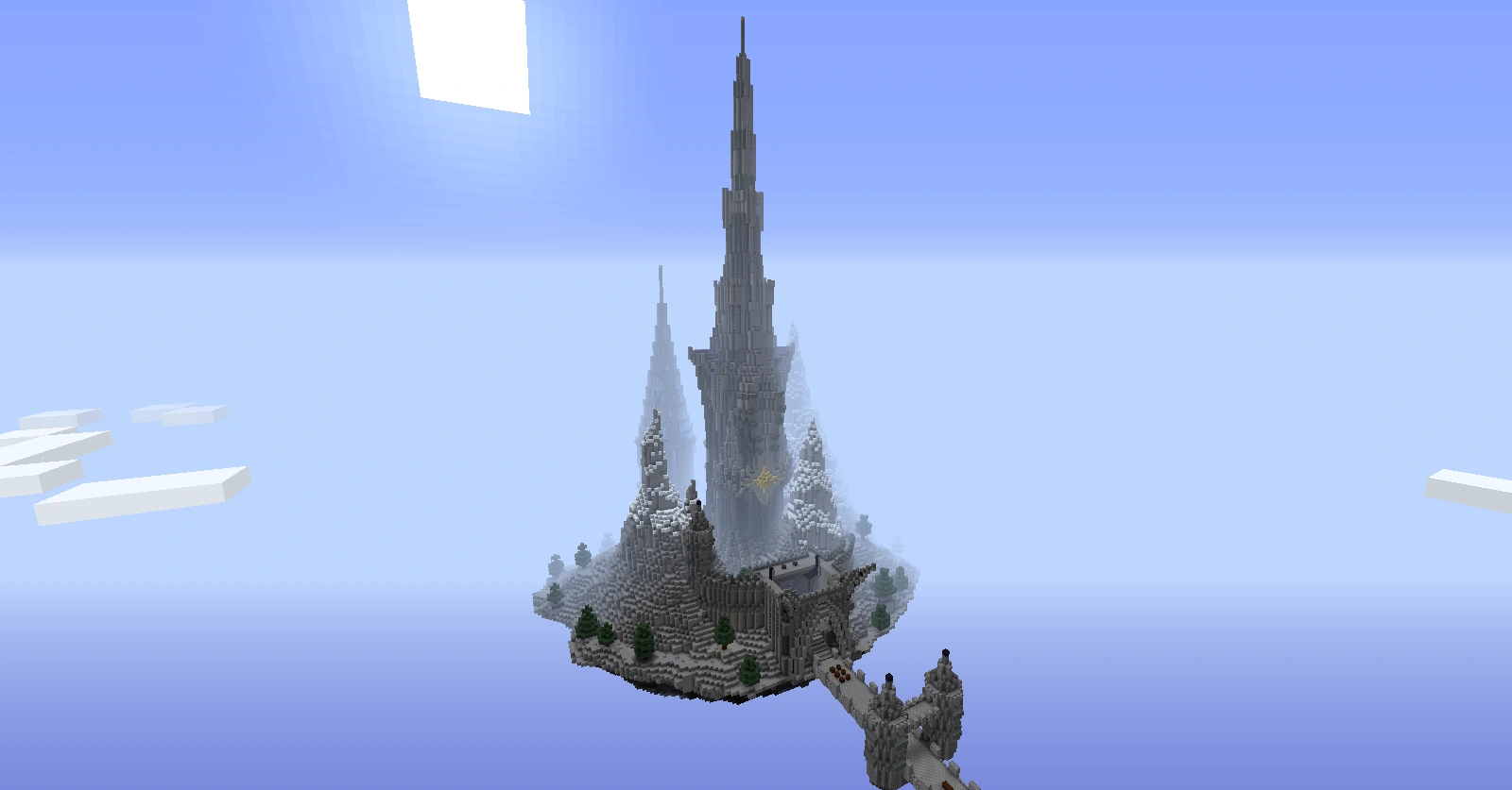 Майнкрафт карта башня мага