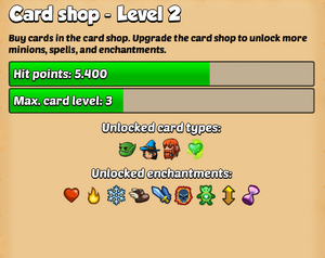 CardShop Level2