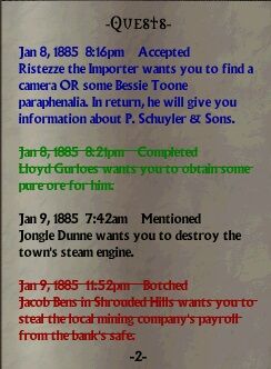 Quests | Arcanum: Of Steamworks and Magick Obscura Wiki | Fandom