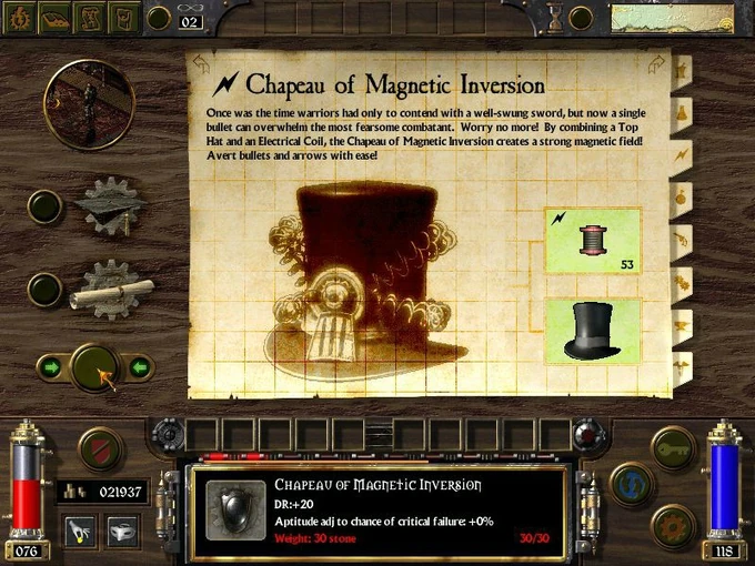 Chapeau of Magnetic Inversion