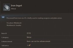 Iron Ingot ArcheAge Wiki Fandom