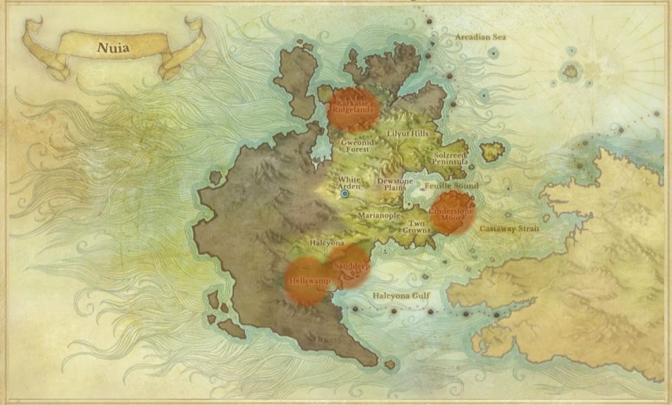 Карта archeage