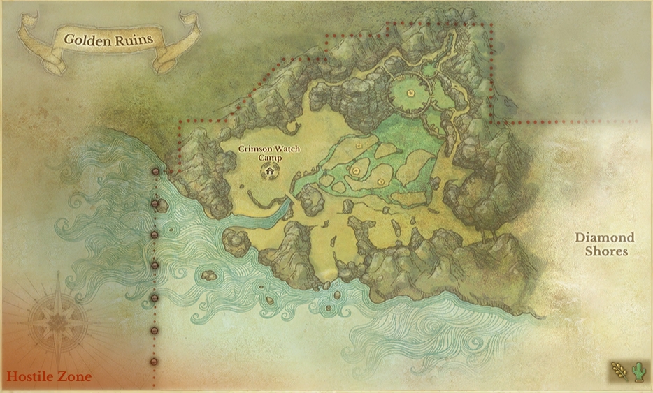 archeage map golden ruins