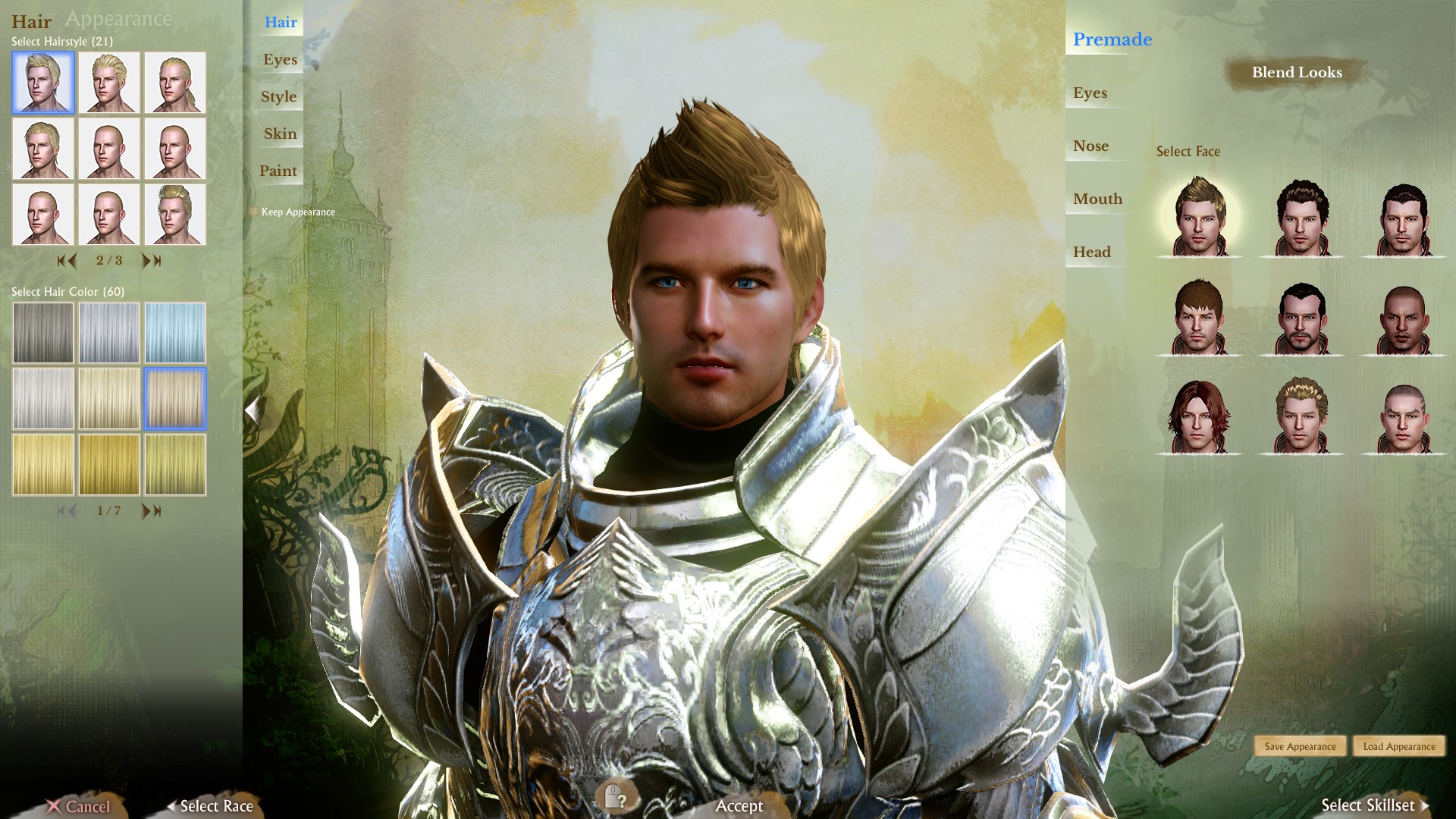 archeage character builder gear
