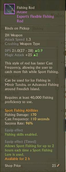 flexible fishing rod