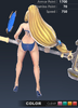 Summer Valle 3D In-Game Model Back Clear Colour