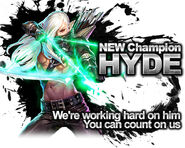 A promotional picture of Hyde.