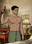 Archer shoots the ceiling