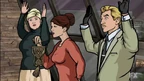 Ray breaking into Rona Thorne's apartment, along with Pam Poovey and Cheryl Tunt.