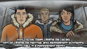 archer talking about the peppermint patty