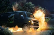 S11E03-Van destroyed.jpg (181 KB) Sixth van "Screaming for Van-geance" destroyed in "Helping Hands".
