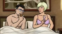 Cyril and Trinette in bed