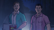 Charles and Rudy in Archer Vice