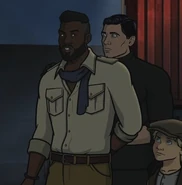 Ibadan and Half-Pint being apprehended by Archer.