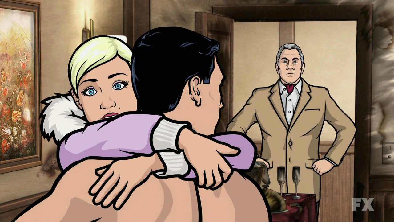 Lana Kane fucks Sterling Archer in a beautifully animated sex scene with deepthroating