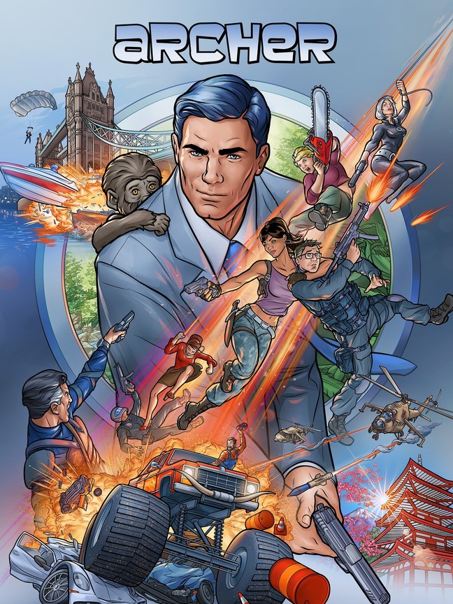 archer season 5 dvd cover