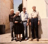 Riudavets (right) with siblings Pedro, Catalina, and Jose (left to right) circa 1980