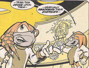 Dimitri and Edmund presenting their plans to the High Council