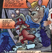 Deo Volente (far left) working with Helmut Von Stryker's resistence