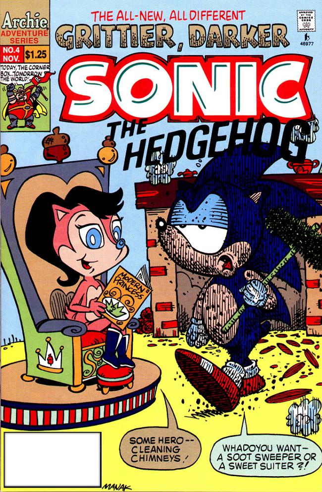 Archie Sonic The Hedgehog Issue 4 Mobius Encyclopaedia Fandom 5802