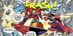 Knuckles and Proto Man