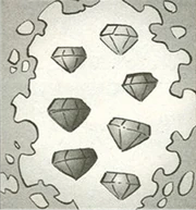 All seven Super Emeralds, as depicted in an ancient Echidna book