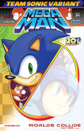 Mega Man #24: Team Sonic Variant