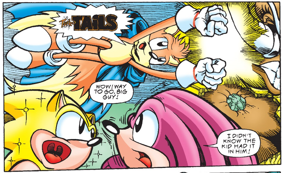 super tails and hyper knuckles