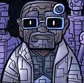 Nate roboticized and immobile.