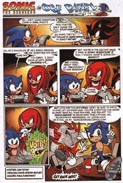 Off Panel of Sonic Universe Issue 2