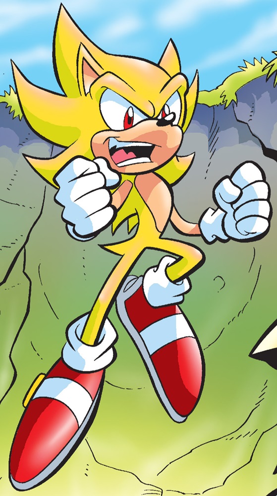 Super Sonic (Archie), Sonic Wiki Zone