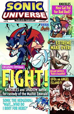 SONIC The HEDGEHOG Comic Book #56 March 1998 SUPER SONIC HYPER KNUCKLES Bag  NEW