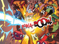The Egg-Wily Machine X destroyed.