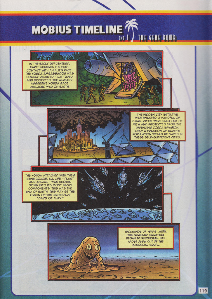 Sonic Comic Origins, Mobius Encyclopaedia