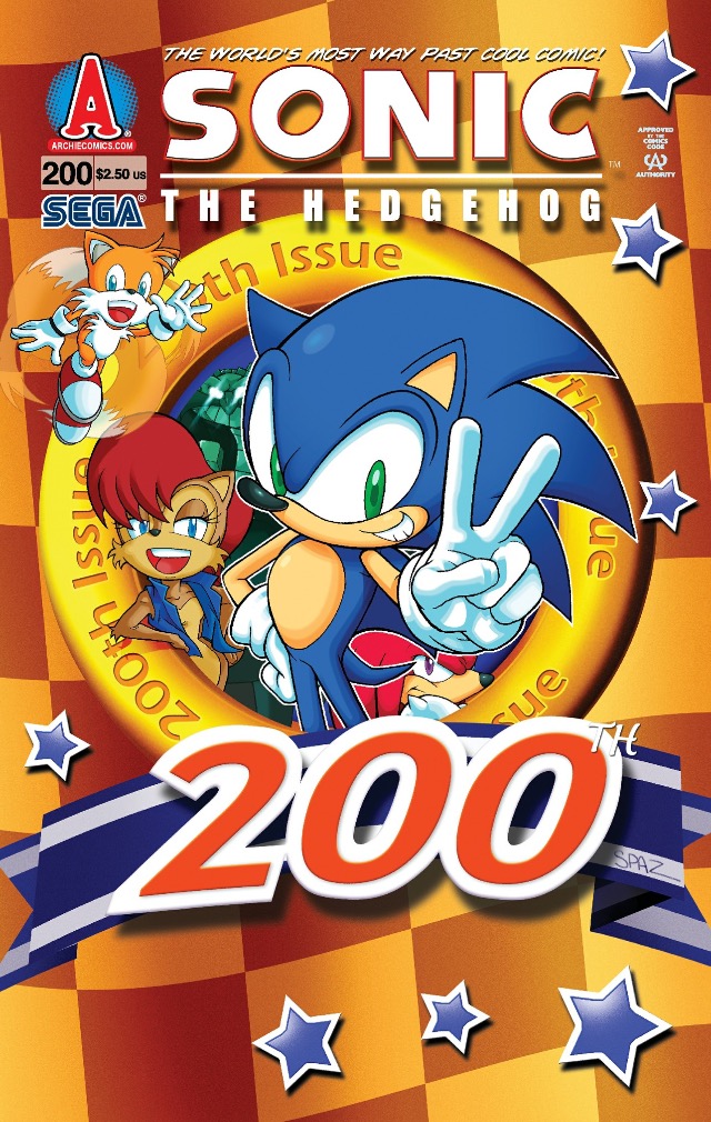 Archie Sonic The Hedgehog Issue 200 Mobius Encyclopaedia Fandom 6907