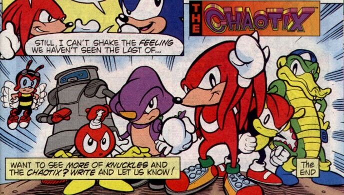 Sonic The Hedgeblog on X: Mighty The Armadillo's introduction panel from  Archie Comic's 'Knuckles Chaotix' 48 page special. [@Sonic_Hedgeblog]  [Patreon]   / X