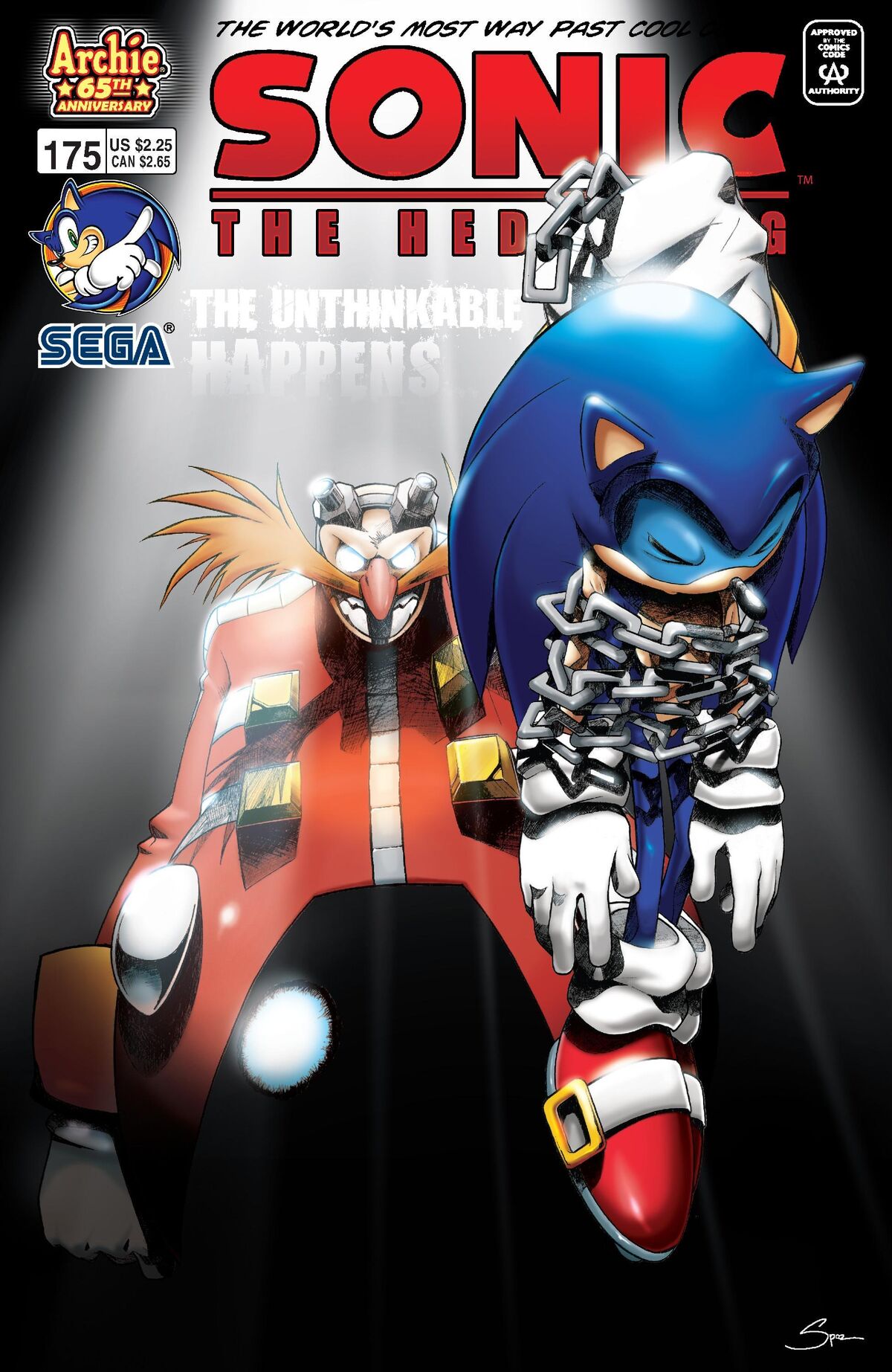 Sonic The Hedgehog - No chance to win against this one.