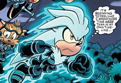 Silver flies through Windy Valley with his squad.